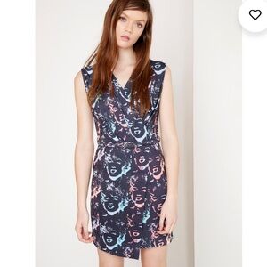 Chelsea Andy Warhol By Pepe Jeans Marilyn Monroe Printed Dress Size Large